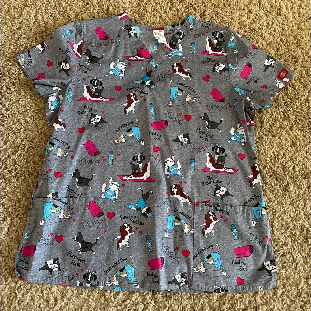 Dickies Scrub Top